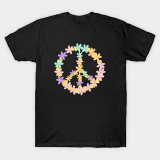 Floral Peace Sign T-Shirt